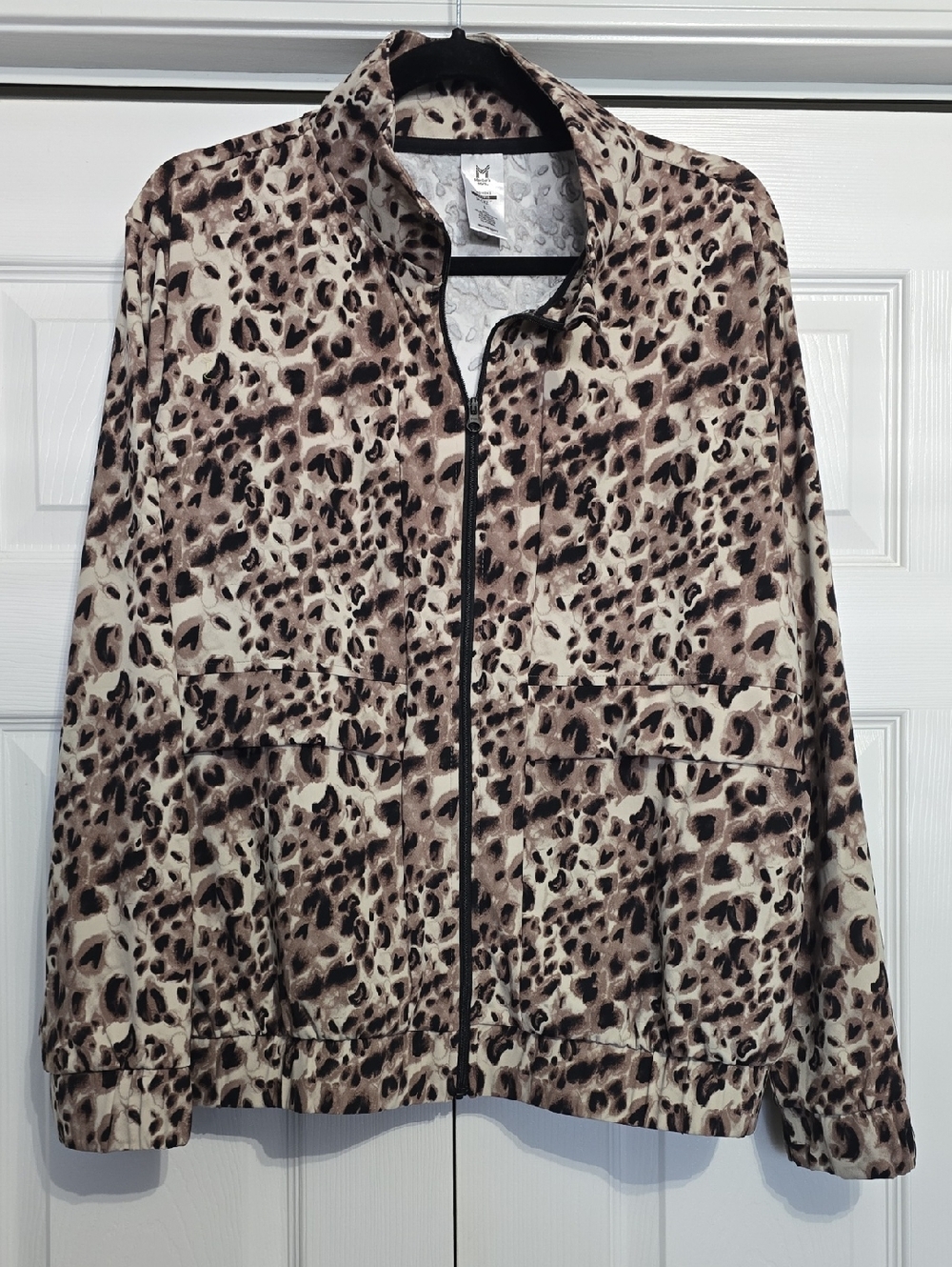 NWOT Member's Mark Leopard Print Jacket